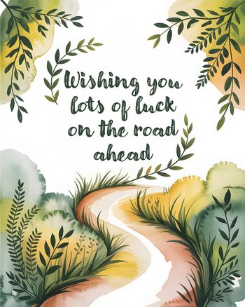 Use Road to somewhere - group leaving ecard
