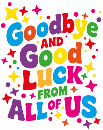 Use Bold Goodbye - group leaving ecard