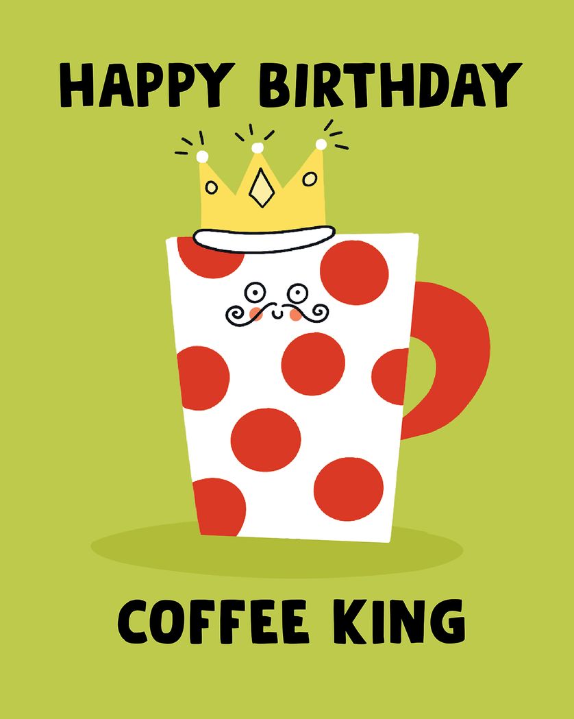 Card design "Hail to the king - group birthday ecard"