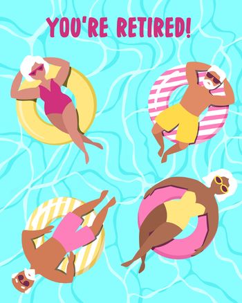 Use Long holiday - group retirement ecard