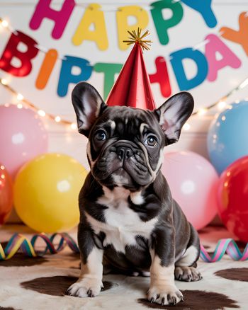 Use Puppy Birthday - group birthday ecard