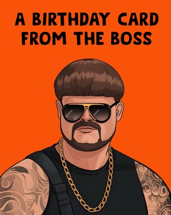 Use Ibiza Final Boss - group birthday ecard