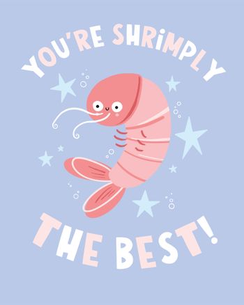 Use Great Prawn - group thank you ecard