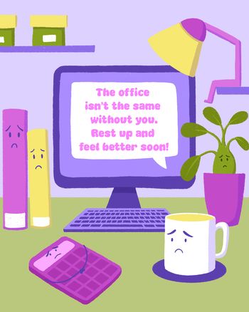 Use Sad stationary - group get well ecard