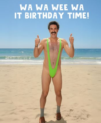 Use wa wa wee wa - AI group birthday ecard