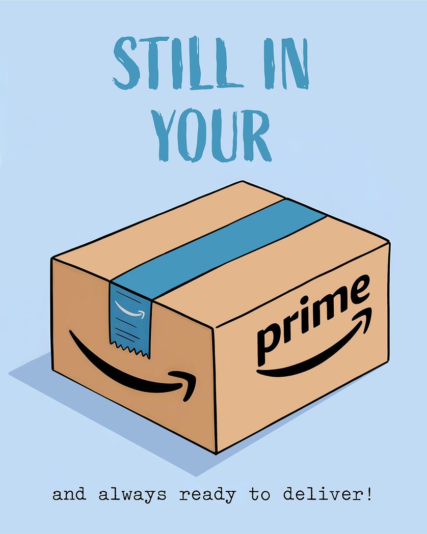 Card design "In your Prime - group birthday ecard"