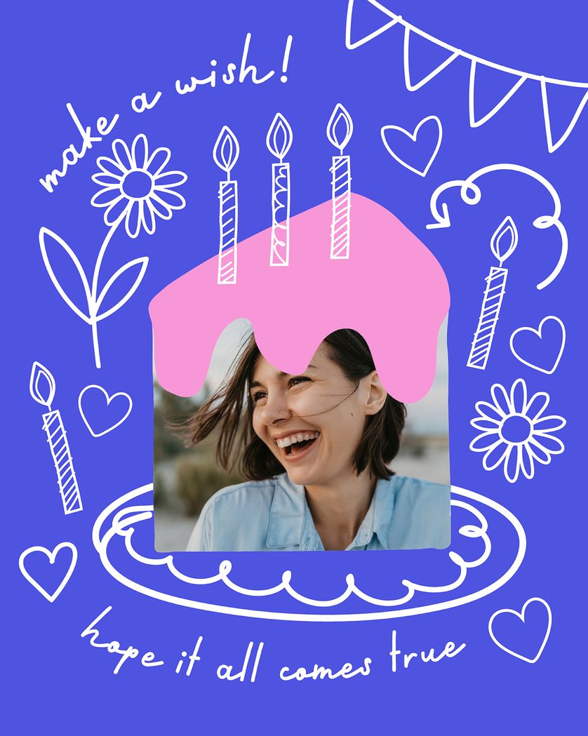 Card design "Doodly doo - group birthday ecard"