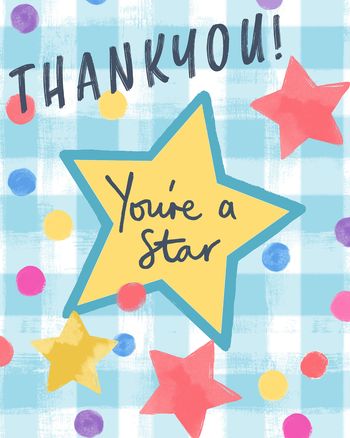 Use Gingham stars and spots