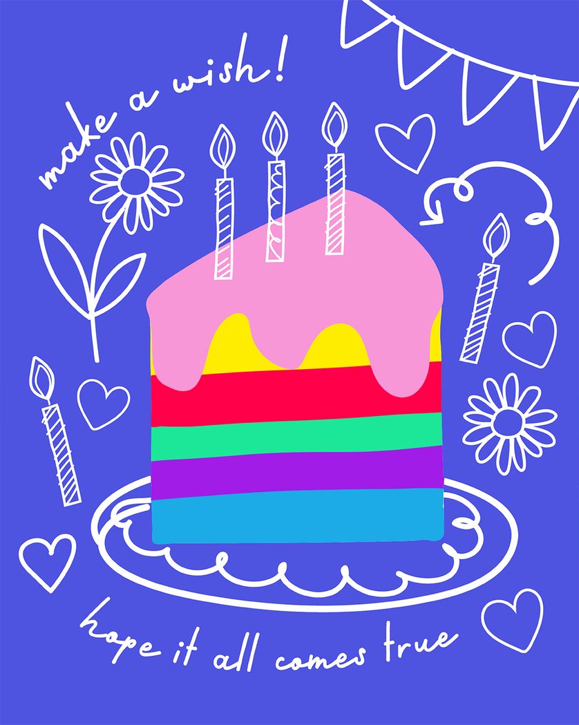 Card design "Doodly doo - group birthday ecard"