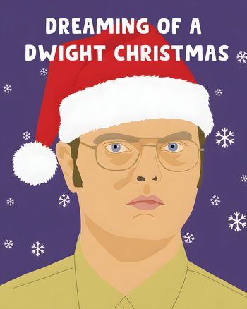 Use Dwight Christmas - group ecard