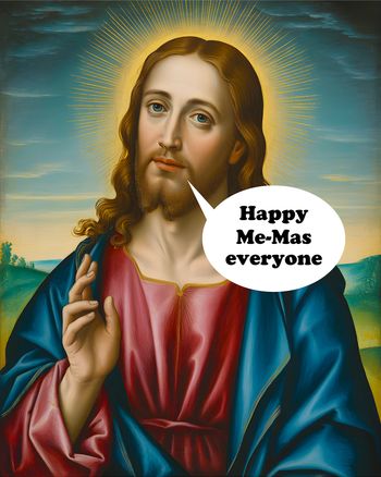 Use Mr Christmas - group ecard