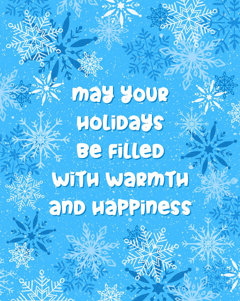 Card design "Christmas Frost - group festive ecard"