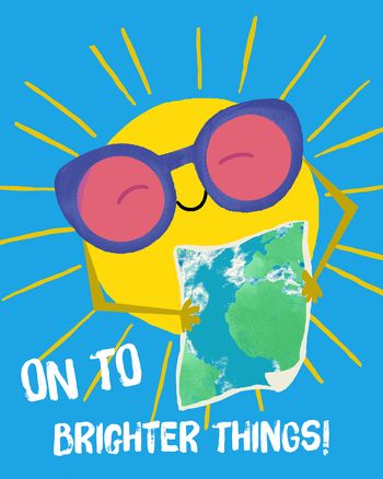 Use Bright future - group leaving ecard