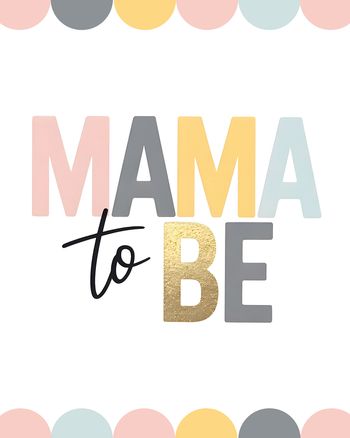 Use word to the mama - group baby ecard