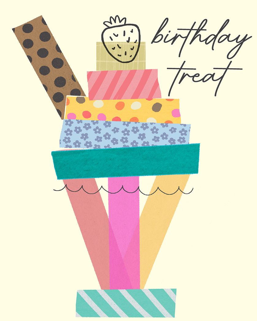 Card design "Washi day - group birthday ecard"