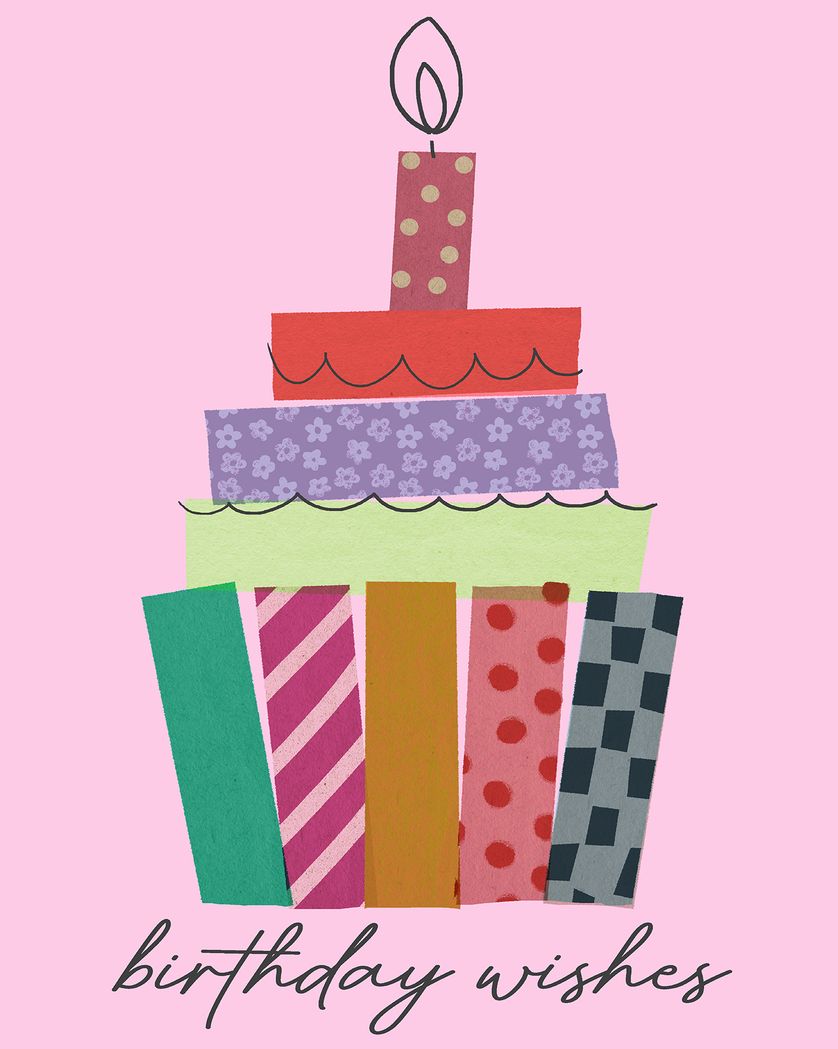 Card design "Washi day - group birthday ecard"