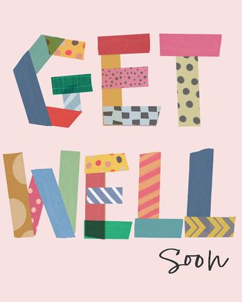 Use Washi day - group get well ecard