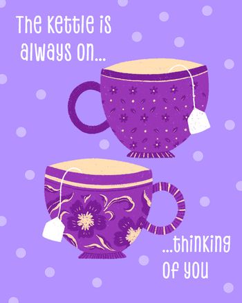 Use Tea and sympathy - group ecard