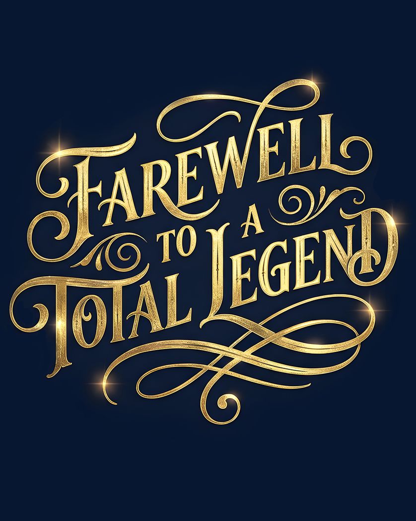 Card design "Gold victoriana - group leaving ecard"