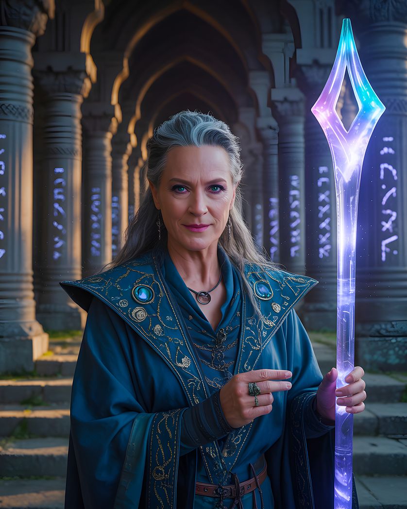 Card design "Powerful Magic - group ecard"