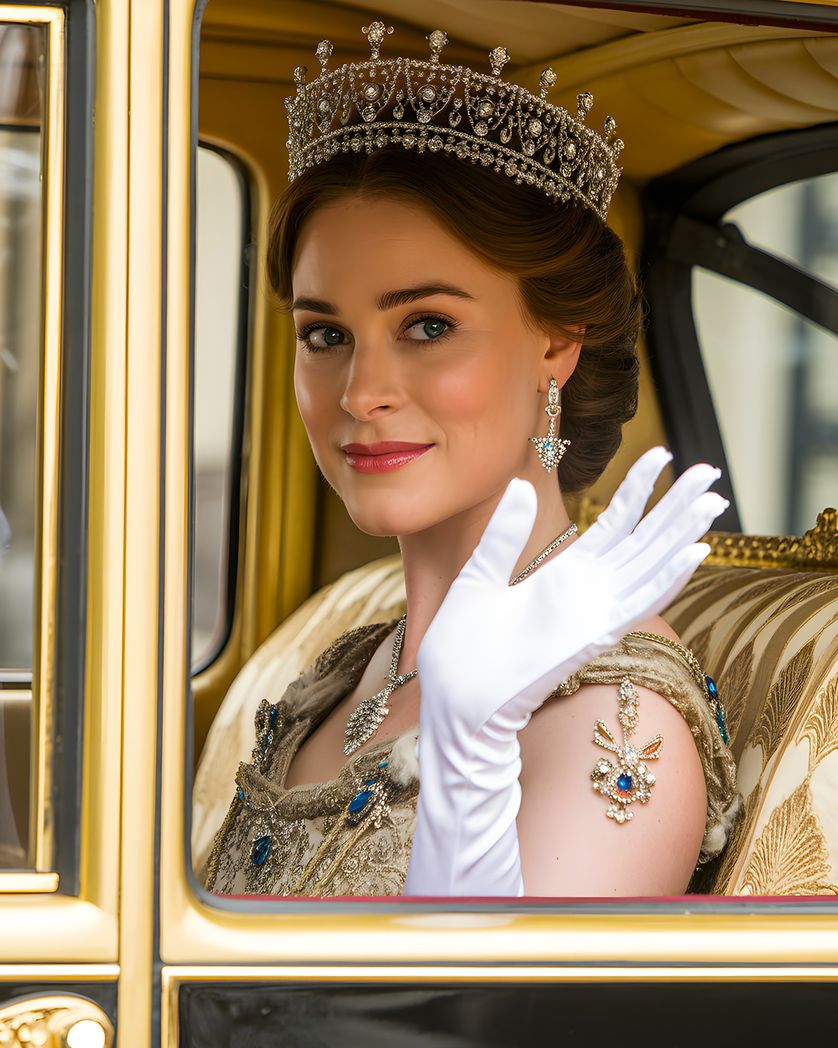 Card design "Regal Wave - group ecard"