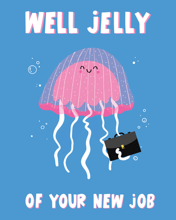Use Well Jell - group leaving ecard