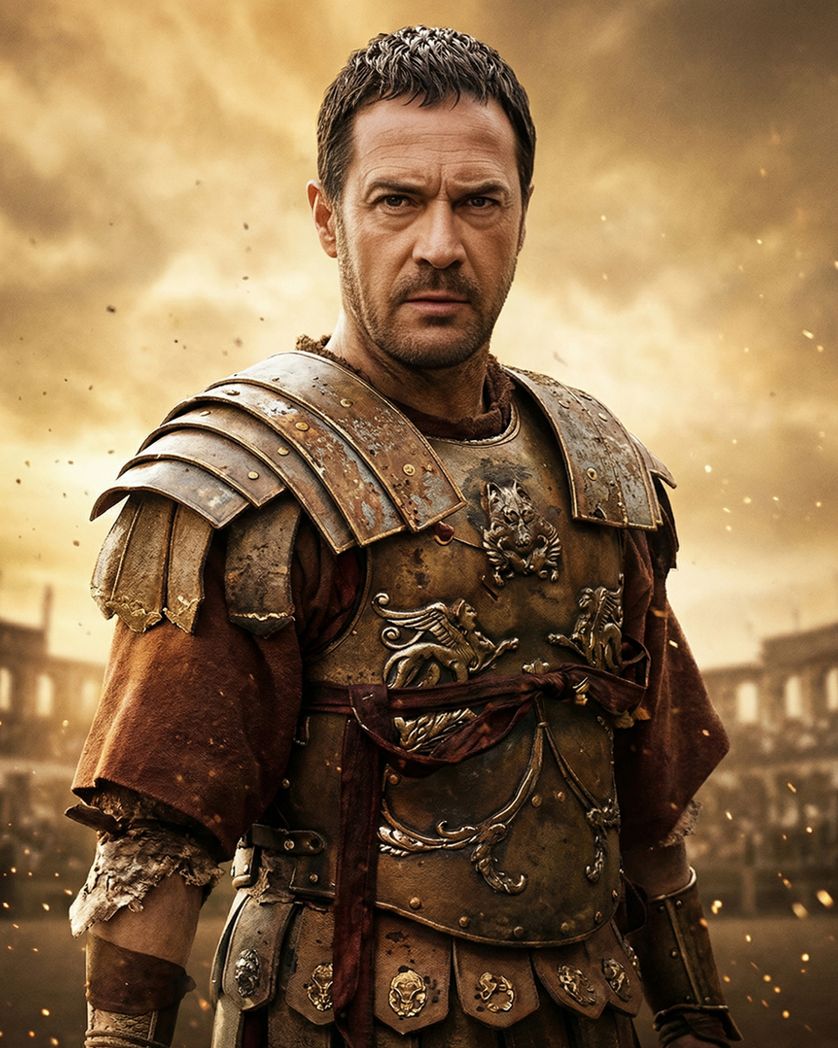 Card design "Gladiator - group ecard"