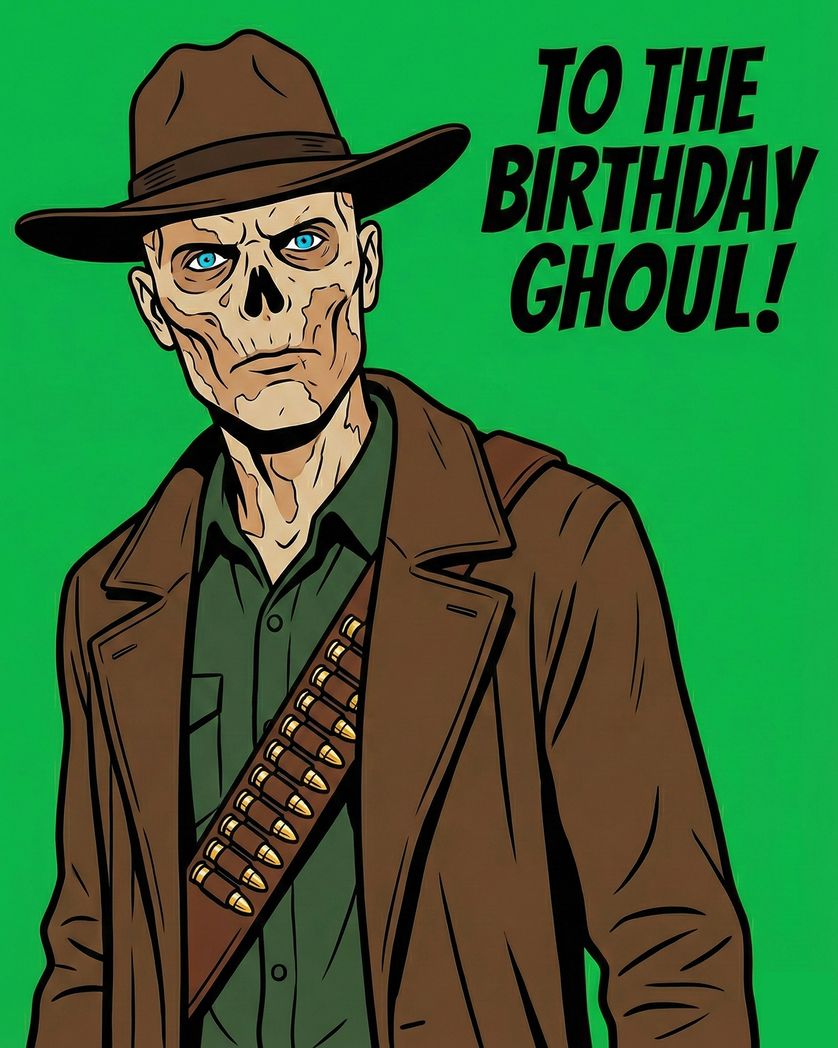 Card design "Nuclear celebration - group birthday ecard"