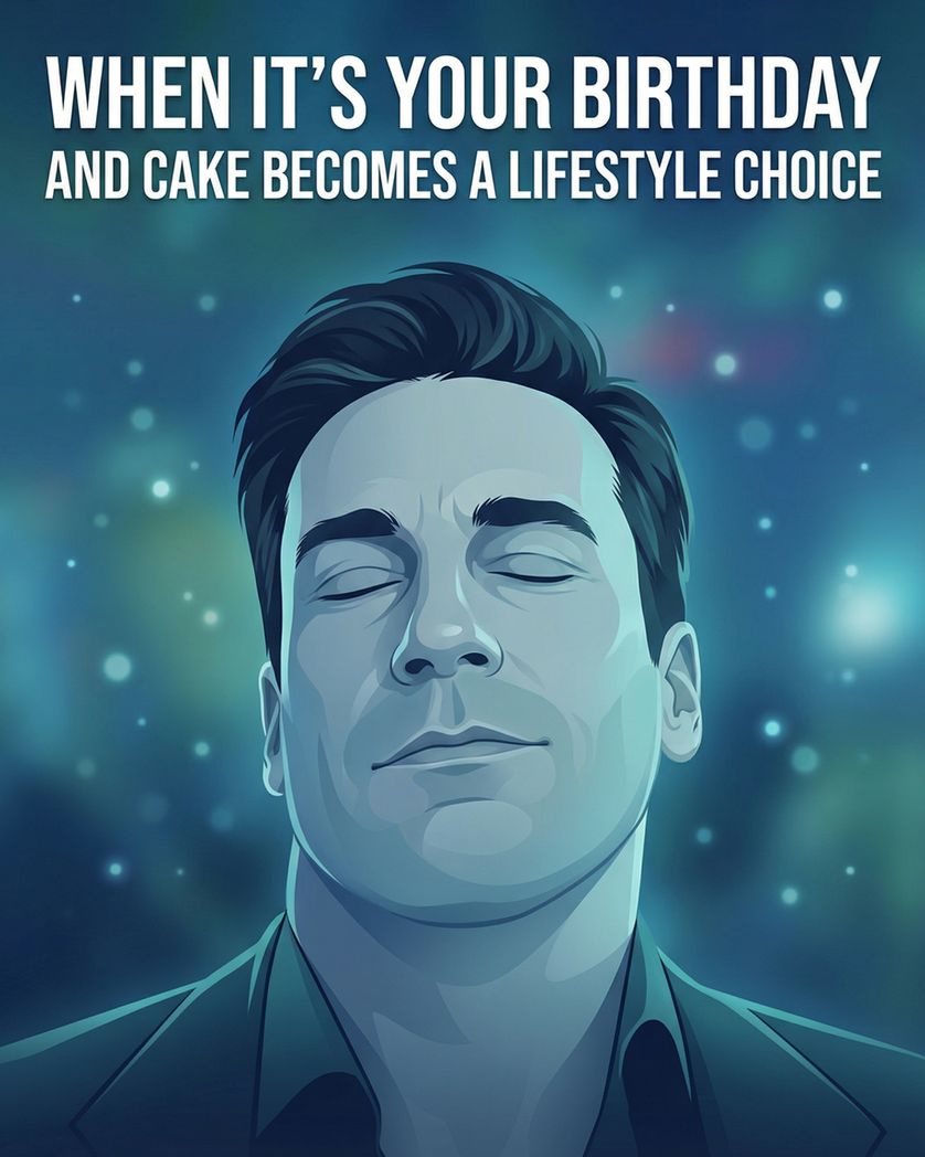 Card design "Smug disco - group birthday ecard"