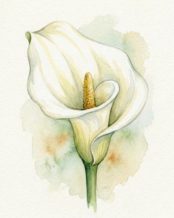 Use Calla Lily - group sympathy ecard