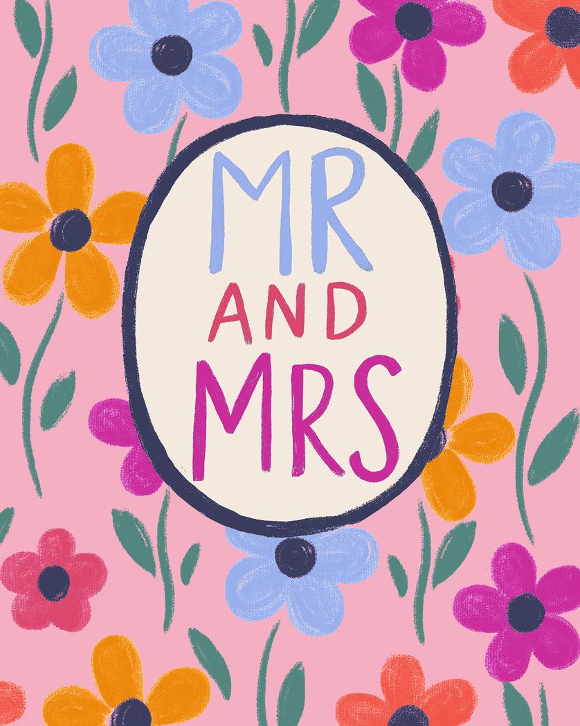 Card design "Wedding Wallpaper - group ecrad"