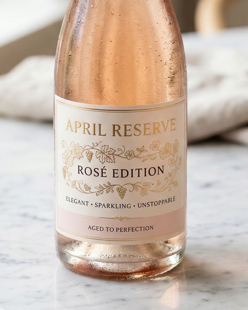 Card design "Birthday bubbles April - group birthday ecard"