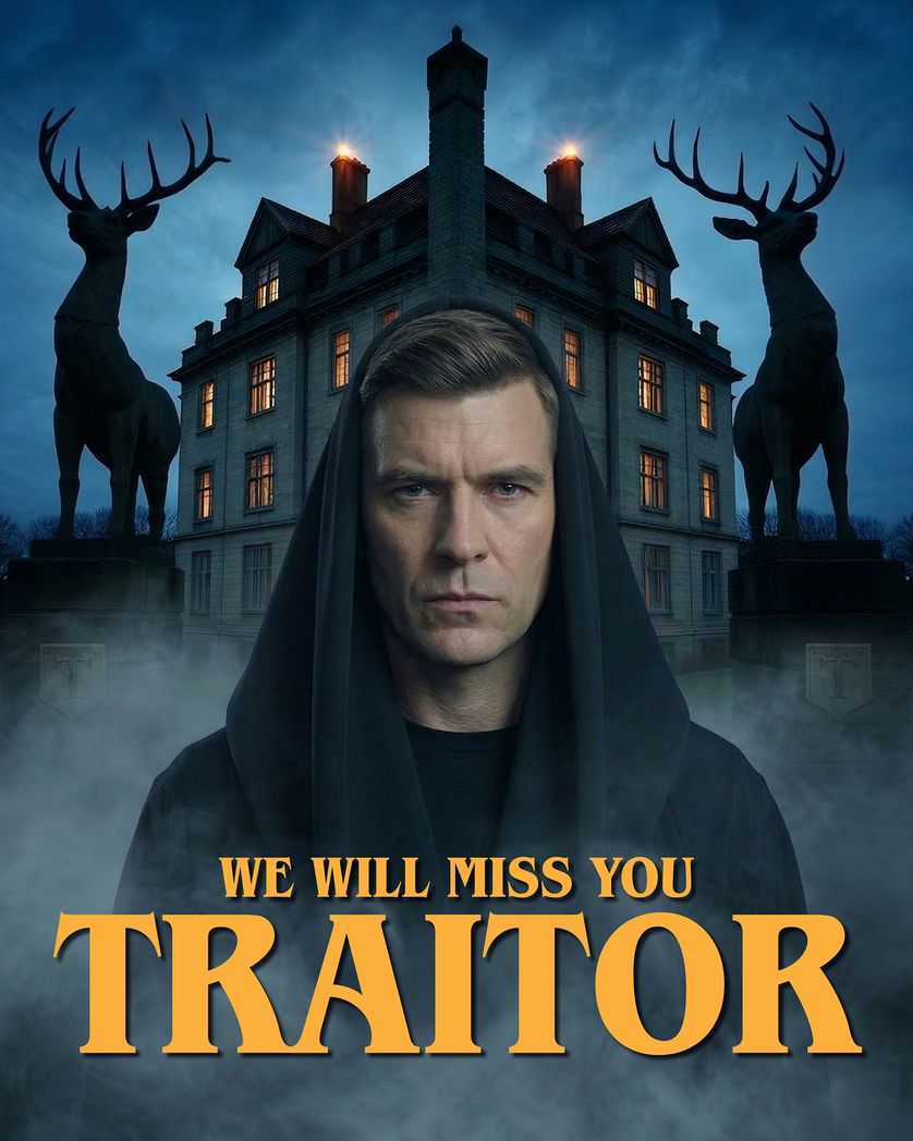 Card design "Traitor - AI group leaving ecard"