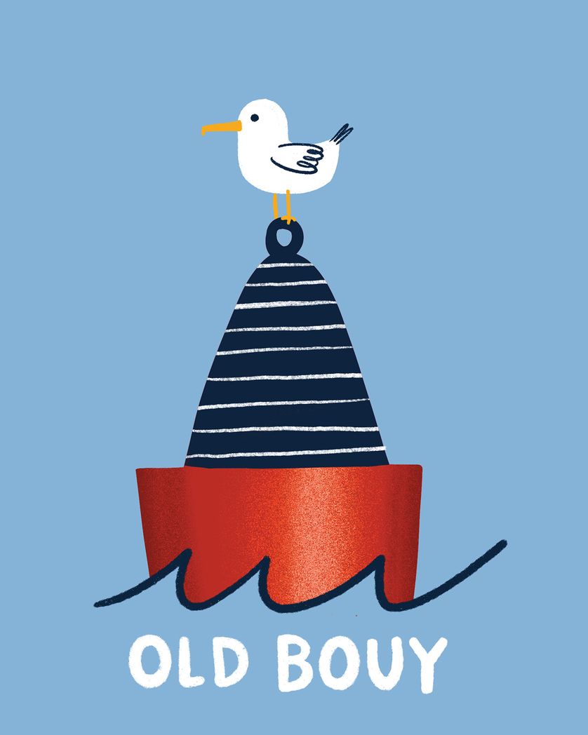 Card design "Senior Gent - group birthday ecard"