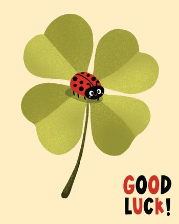 Use Happy Lady - group good luck ecard