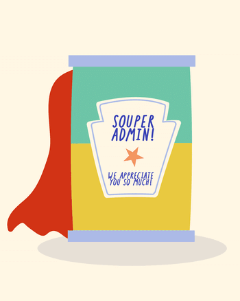 Use Soup-erstar - group admin day ecard