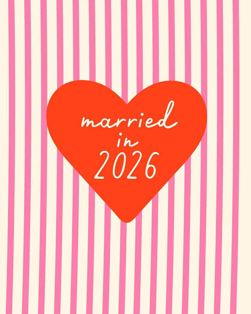 Card design "Candy hearts - group wedding ecard"