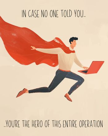 Use Office Hero - group admin day ecard