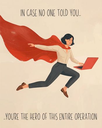 Use Office Hero - group admin day ecard