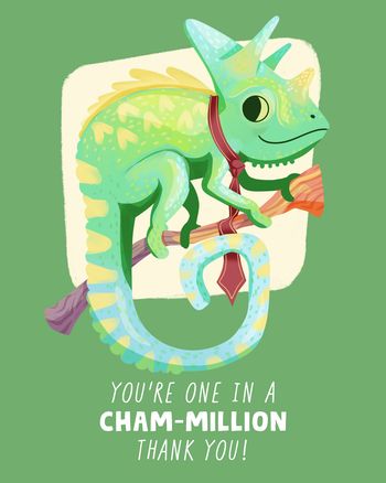 Use Good Karma Chameleon - group thank you