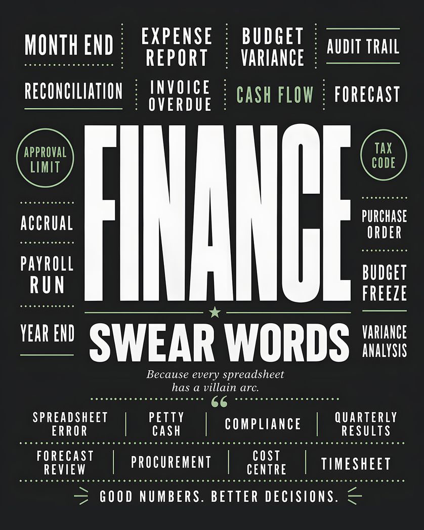 Card design "Finance  - group birthday ecard"