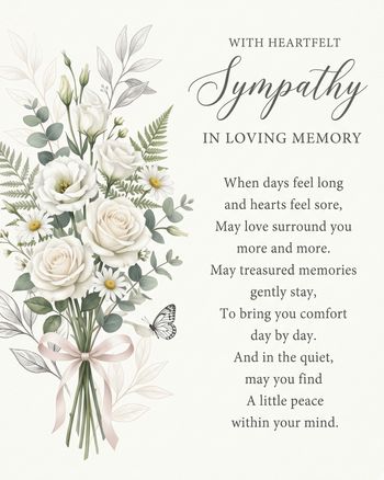 Use Sprig and words - group sympathy ecard