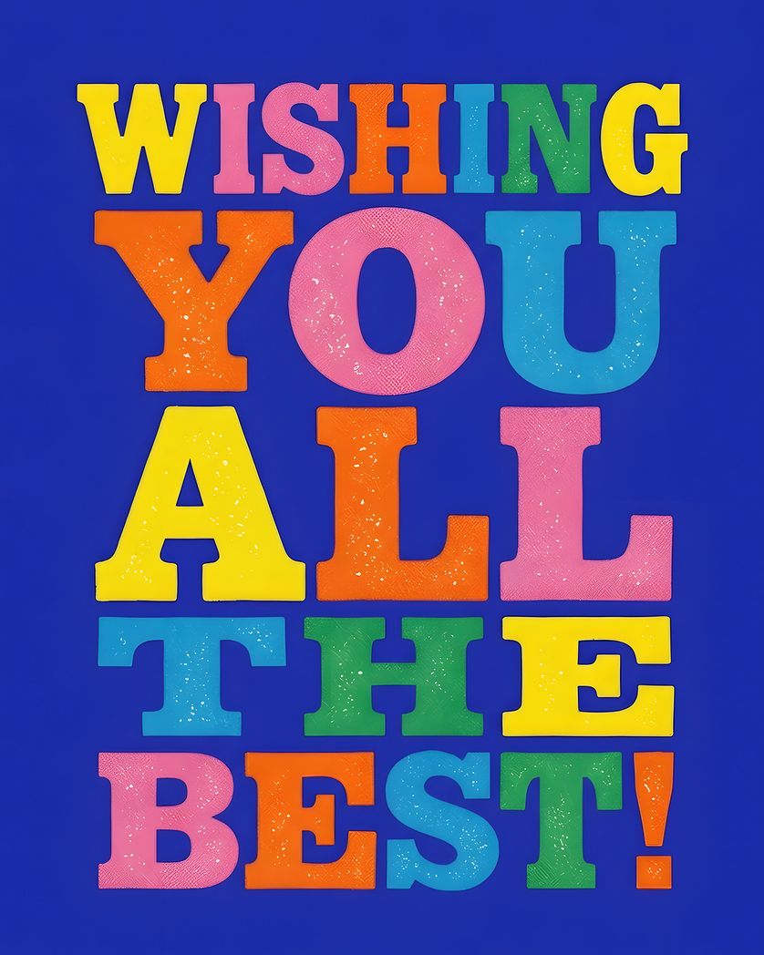 Card design "Bright Slabs - group leaving ecard"