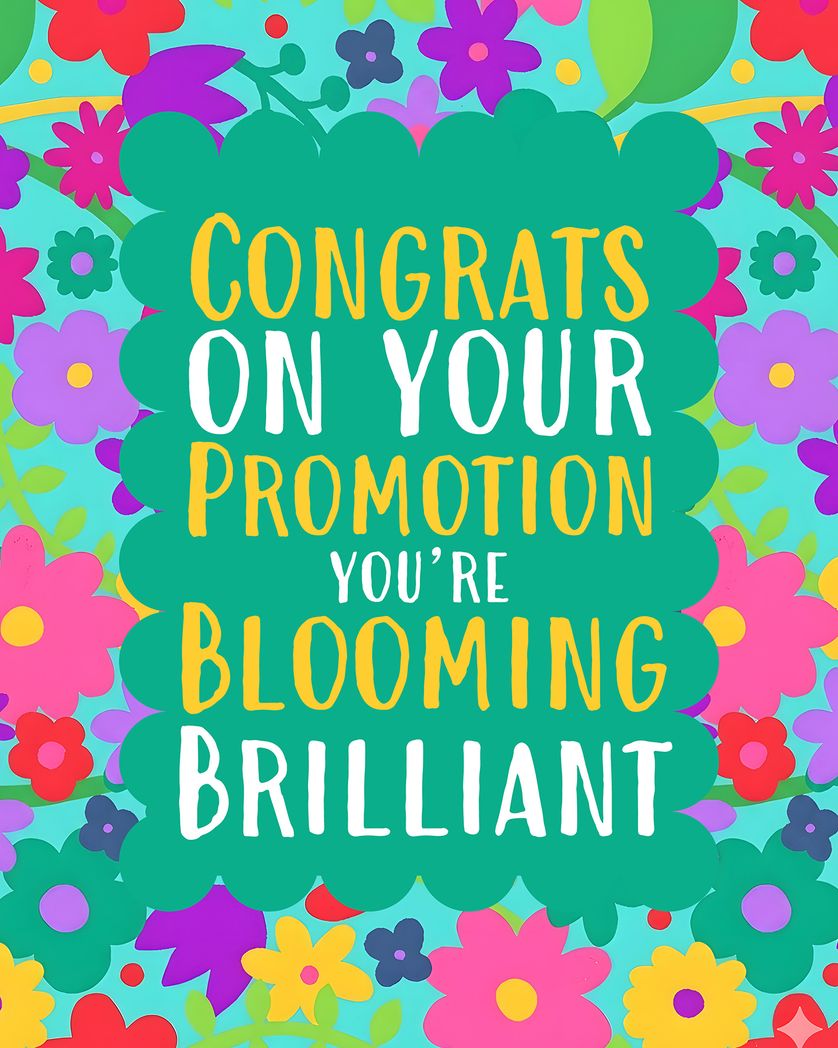 Card design "Blooming Nora - group promotion ecard"