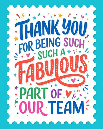 Use Blue stamp - group leaving ecard