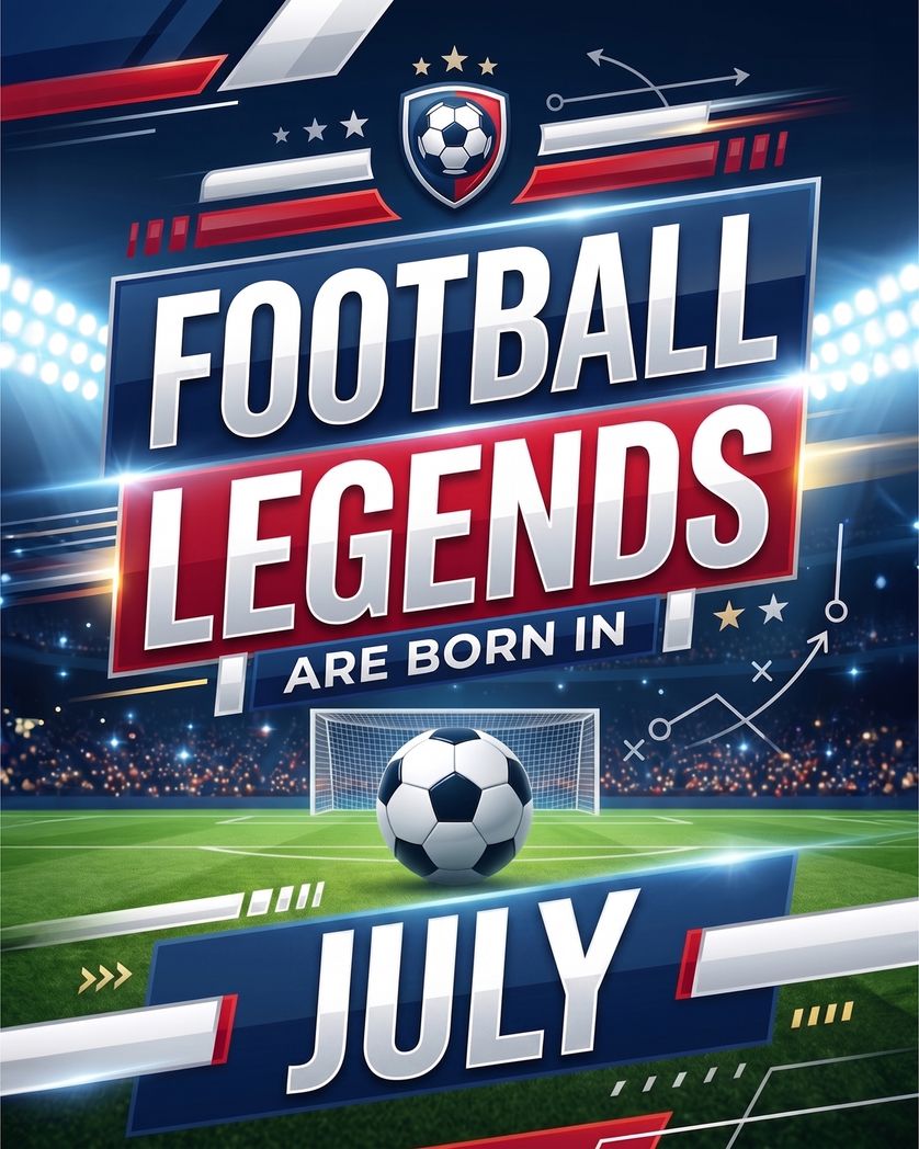 Card design "Footie lad - group birthday ecard"