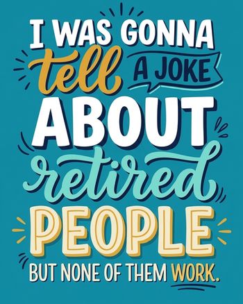 Use Retirement is no joke - group ecard