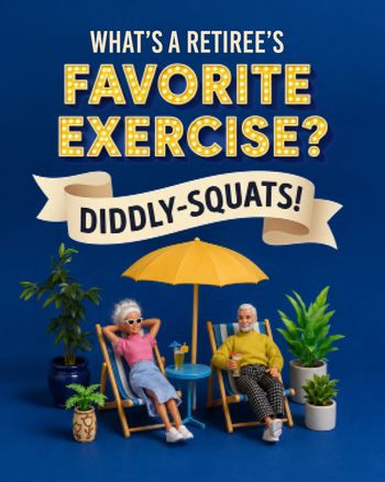 Use Retirement work out - group ecard