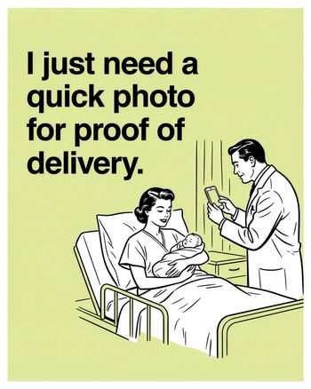 Use Delivered - group baby ecard