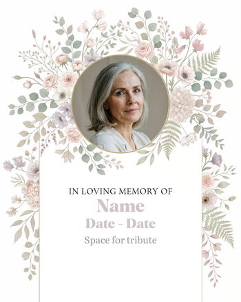 Use Floral Spray tribute - group memorial